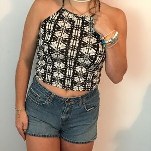 Pattern crop top